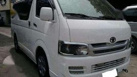 2008 Toyota HiAce Commuter MT White 