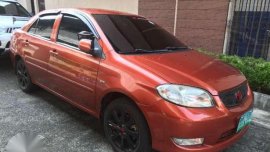 Toyota Vios 1.5 G 2005 AT Orange For Sale