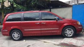 2009 Chrysler Town And Country AT Red Van 
