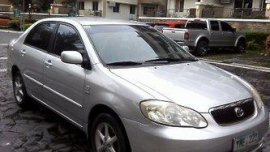 Toyota Corolla Altis 2003 sedan silver for sale 