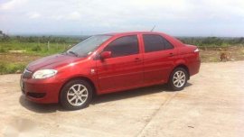 Toyota Vios 1.3 E 2007 MT Red For Sale