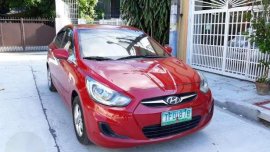 2011 Hyundai Accent Gold AT Red For Sale
