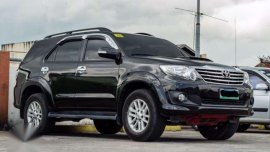 Toyota Fortuner G 2014 MT Black For Sale
