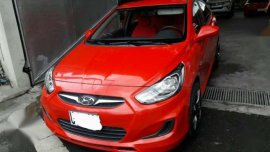 Hyundai Accent 2012 MT Red Sedan For Sale