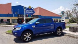 Ford Ranger XLT 4x2 MT Blue 2014 For Sale