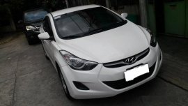 Hyundai Elantra 2014 sedan white for sale 