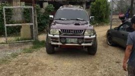2000 Mitsubishi Strada 4x4 MT Red For Sale