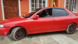 Hyundai Elantra 1996 AT Red Sedan For Sale