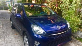 Toyota Wigo 2014 blue for sale