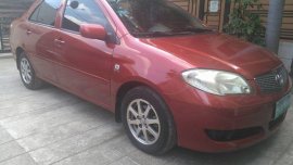 2007 Toyota Vios sedan red for sale 