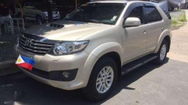 2014 Toyota Fortuner 4x2 V AT Beige For Sale