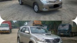 INNOVA G MATIC OR Fortuner 4x4 V