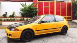 Honda Civic Hatchback SR3 1992 AT Yellow 