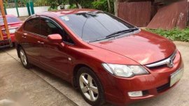 Fresh Honda Civic FD 2008 AT Red For Sale