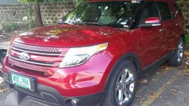 Ford Explorer 2013 4x2 2.0 AT Red For Sale