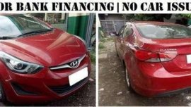 Hyundai Elantra 2014 MT Red Sedan For Sale