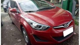 Hyundai Elantra 2014 MT Red Sedan For Sale