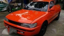 Toyota corolla gli big body 94 mdl orange color for sale
