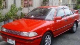1990 Toyota Corolla GL MT Red For Sale