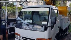 4x4 Man Lift - ISUZU Elf - 4HF1 Engine - Japan Surplus Truck
