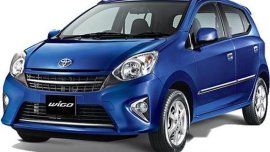 Toyota Wigo E 2017 blue for sale 