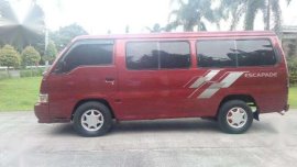 Nissan Urvan Escapade 2007 MT Red For Sale
