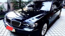 BMW 735 iL 2008 black color for sale 