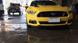 2015 Ford Mustang 5.0 AT Yellow Coupe For Sale