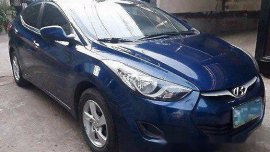 Hyundai Elantra 2014 sedan blue for sale 
