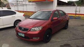 Toyota Vios 1.3 E Manual 2006 Red For Sale