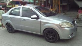 Chevrolet aveo Sedan silver for sale 