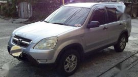 2002 Honda CRV AT Silver SUV For Sale