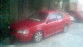 Toyota gli 98 sedan red for sale 