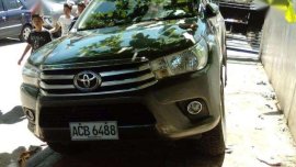 2016 Hilux 4X4 Manual Gray G Toyota for sale 