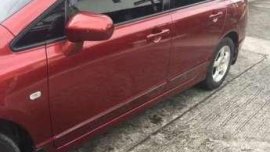 Honda Civic 2007 sedan red for sale 