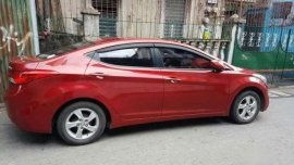 Hyundai Elantra sedan red for sale 