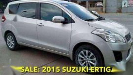 For sale 2015 Suzuki Ertiga MT Davao Plate
