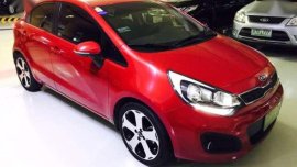 2012 Kia Rio Ex AT Hatchback red for sale 