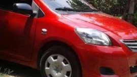 Toyota Vios J 2012 Manual Red Sedan For Sale