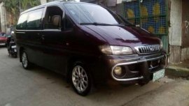 Hyundai Starex 2001 Manual Red For Sale