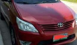 Toyota Innova J 2013 MT Red For Sale