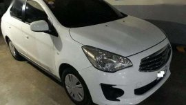 2016 Mitsubishi Mirage 1.2 GLX Sedan White MT Manual Gasoline