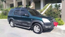 2002 Honda CRV MT Green SUV For Sale