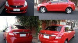 Suzuki Swift Dzire 2014 AT Red For Sale