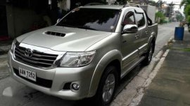 Toyota Hilux G 2014 Silver MT For Sale