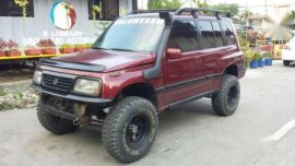 1995 Suzuki Vitara 4x4 MT Red SUV For Sale 