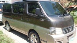Nissan Estate Urvan 2007 MT Gray For Sale