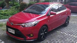 2014 Toyota Vios E AT Red Sedan For Sale