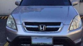 Honda CRV 2002 AT Silver SUV For Sale