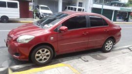 2008 Toyota Vios E 1.3 MT Red Sedan For Sale